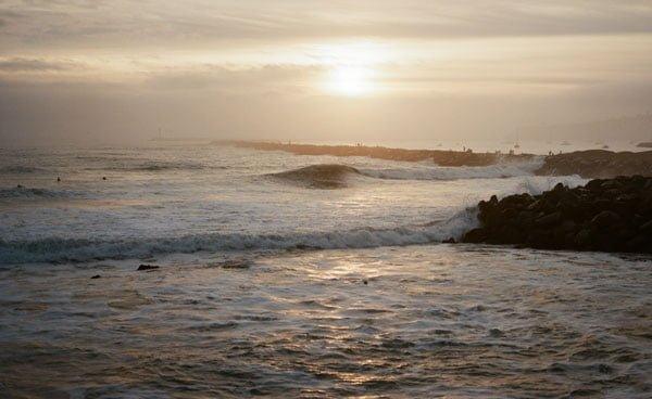 surf sunset